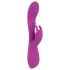Javida Thumping Rabbit - 3-motorige klitorisstimulator vibrator (paars)