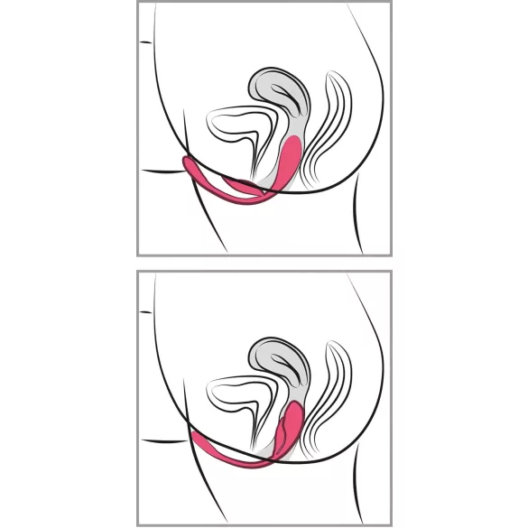 SMILE - vibratie-ei met afstandsbediening - oplaadbaar - roze