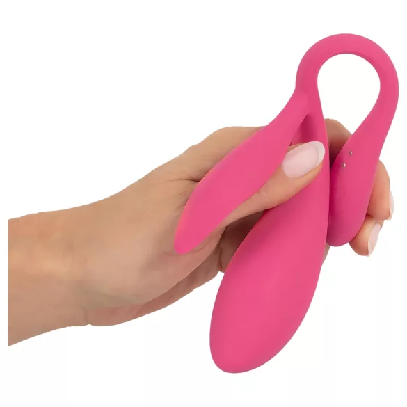 SMILE - vibratie-ei met afstandsbediening - oplaadbaar - roze
