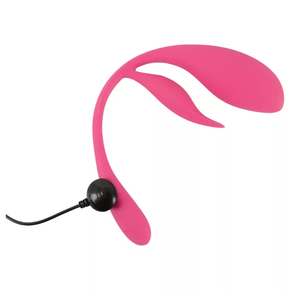 SMILE - vibratie-ei met afstandsbediening - oplaadbaar - roze