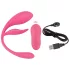 SMILE - vibratie-ei met afstandsbediening - oplaadbaar - roze
