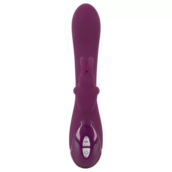 SMILE - vibrator met 3 motoren en clitorisstimulator - oplaadbaar - paars