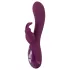 SMILE - vibrator met 3 motoren en clitorisstimulator - oplaadbaar - paars