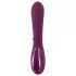 SMILE - vibrator met 3 motoren en clitorisstimulator - oplaadbaar - paars