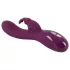 SMILE - vibrator met 3 motoren en clitorisstimulator - oplaadbaar - paars