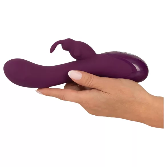 SMILE - vibrator met 3 motoren en clitorisstimulator - oplaadbaar - paars