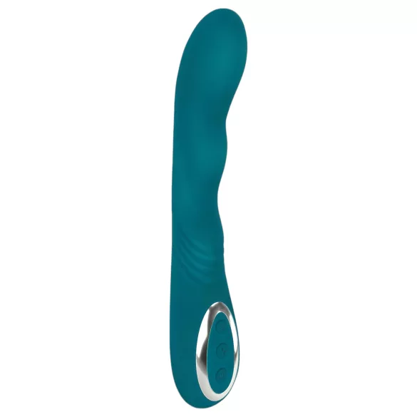 SMILE - G-spot vibrator met rotatie - oplaadbaar, waterdicht - groen