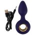 SMILE - oplaadbare anaal vibrator (paars)