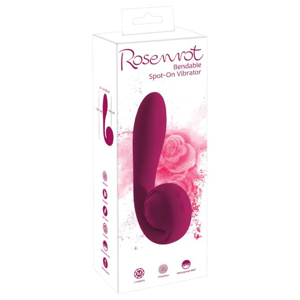 You2Toys Rosenrot - oplaadbare, waterdichte G-punt vibrator (rood)