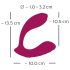 You2Toys Rosenrot - Draadloze oplaadbare vibratieplezier (rood)