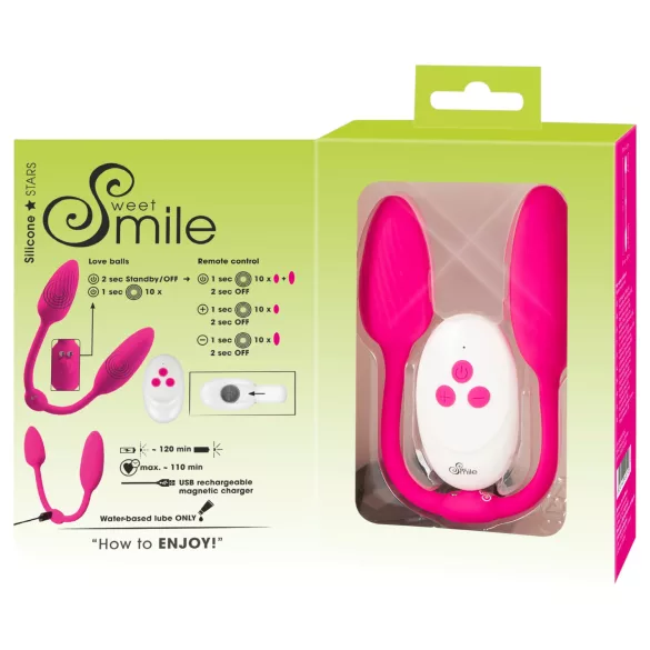 Sweet Smile - RC Dubbele Geishaballetjes (roze)