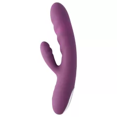   Svakom Avery - rabbit vibrator - oplaadbaar, stotend, met clitorisstimulator