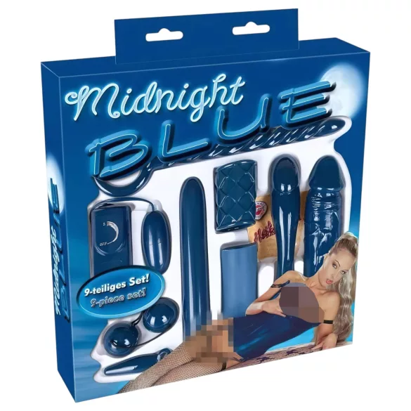 You2Toys - vibratorset - 9-delig - midnight blue