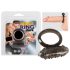 You2Toys - siliconen vibrerende penisring - zwart