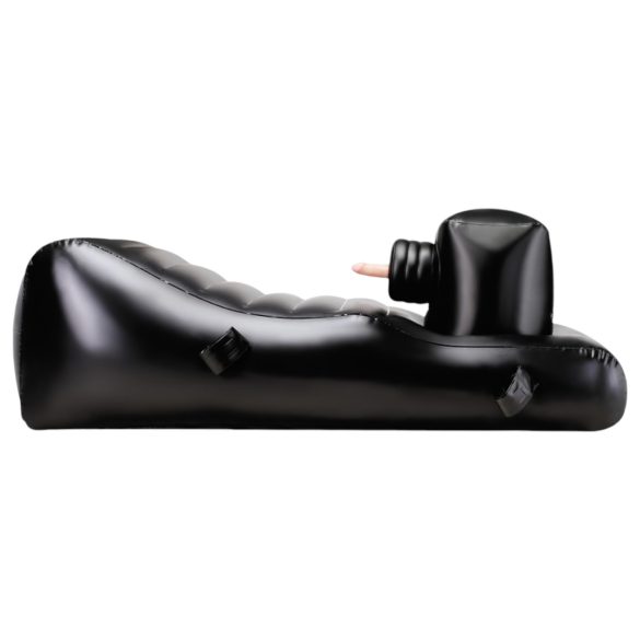 Louisiana Lounger - seksspeelgoedmachine met ingebouwde vibrator - zwart
