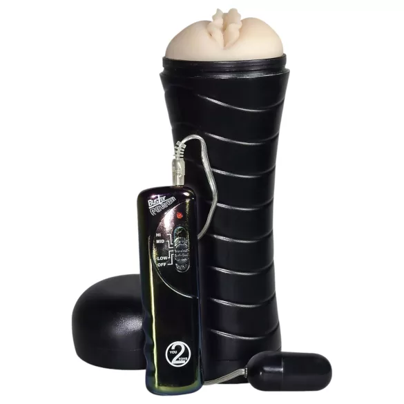 You2Toys - masturbator - vibrerende zachte vagina - discreet