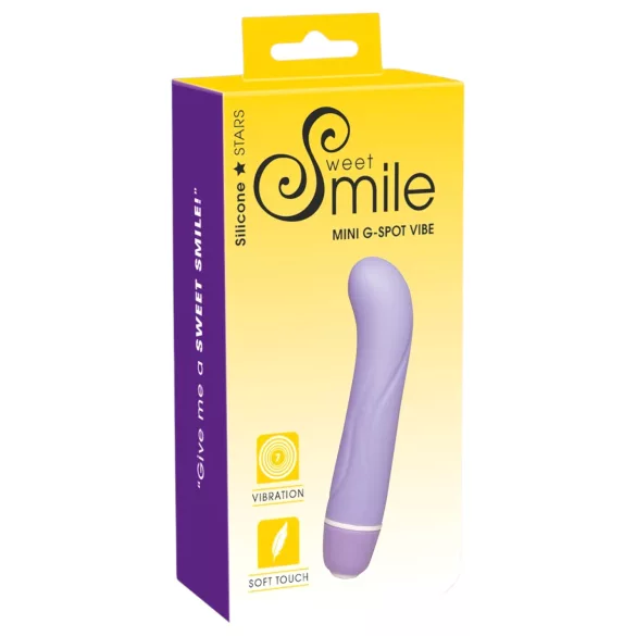 SMILE - G-spot mini vibrator - compact - siliconen paars