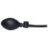 You2Toys True Black - opblaasbare anale vibrator (zwart)