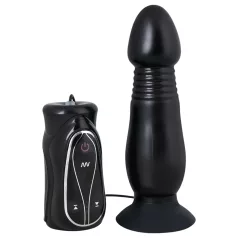 You2Toys - anaal vibrator met stootfunctie - zwart