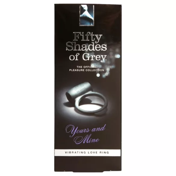 Fifty Shades of Grey - vibrerende penisring - siliconen - zwart