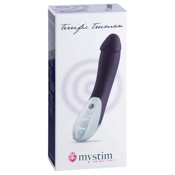 mystim - vibrator met 2 motoren - blauw