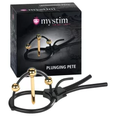 mystim - elektro penisstimulatie - Plunging Pete - siliconen