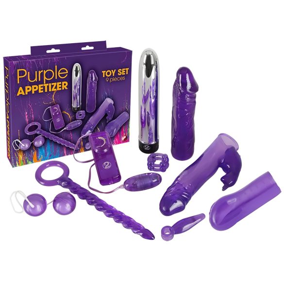 You2Toys - Paarse Verrassing - vibratorset (9-delig)