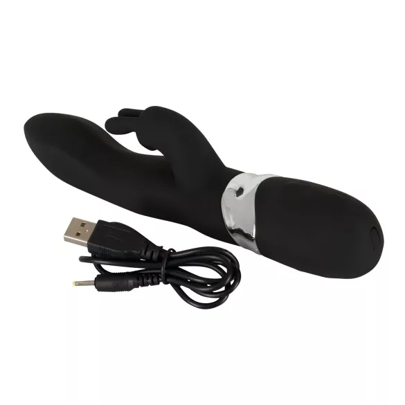 SMILE Blacky - vibrator met 2 motoren - oplaadbaar via USB - zwart