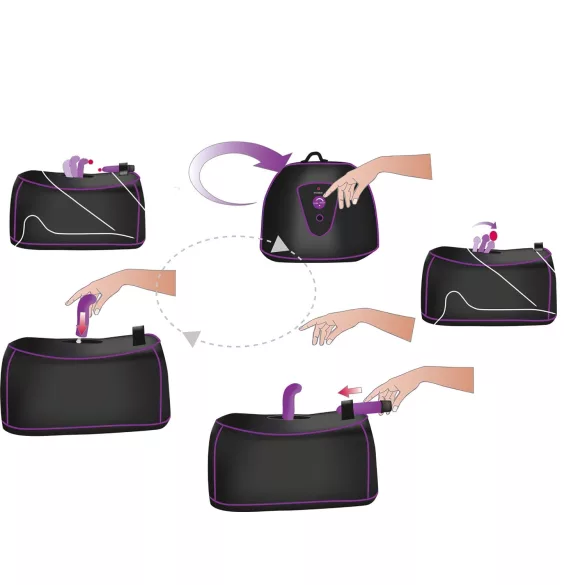 You2Toys - Draaibare G-punt en P-punt seksspeeltje - elektrische seksmachine