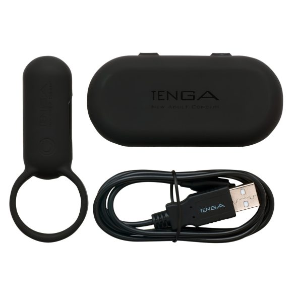TENGA Smart Vibe vibrerende penisring (zwart)