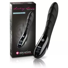   mystim Sizzling Simon - vibrator met elektrostimulatie - siliconen zwart
