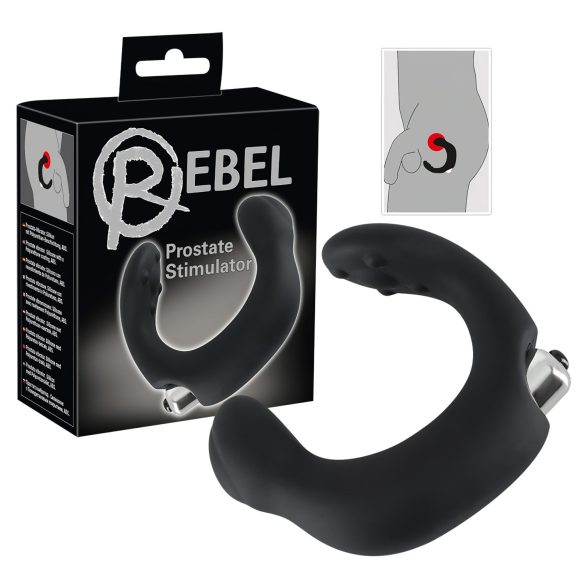 Rebel - Gebogen Prostaat Vibrator (Zwart)