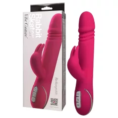   Vibe Couture - rabbit vibrator met stootfunctie - siliconen - roze