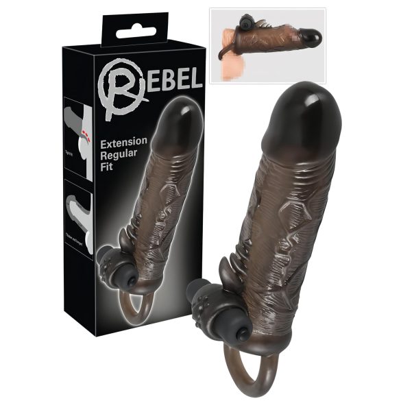 Rebel Regular - vibrerende penismantel (19 cm)