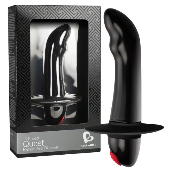 Quest - 10-standen Starter Prostaat Vibrator (zwart)
