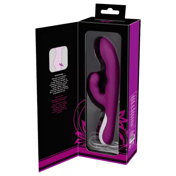 Javida - clitorisstimulator vibrator - verwarmend - siliconen roze