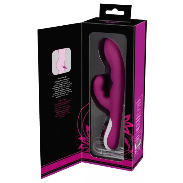 Javida - clitorisstimulator vibrator - verwarmend - siliconen roze