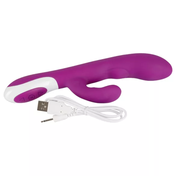 Javida - clitorisstimulator vibrator - verwarmend - siliconen roze