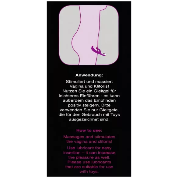 Javida - clitorisstimulator vibrator - verwarmend - siliconen roze