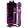 Javida Double - vibrator massager - dubbel stimulatie - siliconen paars
