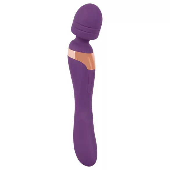 Javida Double - vibrator massager - dubbel stimulatie - siliconen paars