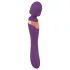 Javida Double - vibrator massager - dubbel stimulatie - siliconen paars