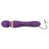 Javida Double - vibrator massager - dubbel stimulatie - siliconen paars