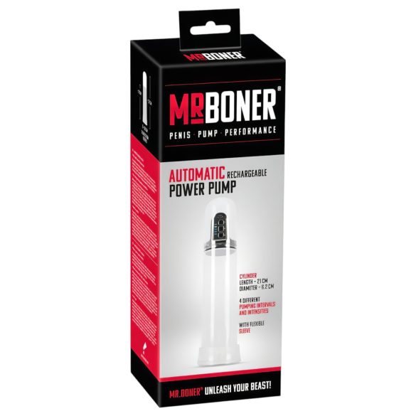 Mister Boner Automatisch - Oplaadbare Pomp