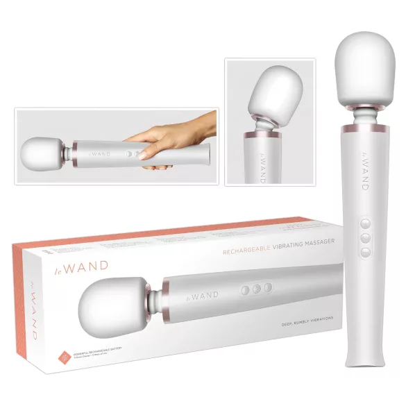 le Wand - draadloze massage vibrator - exclusief ontwerp - wit