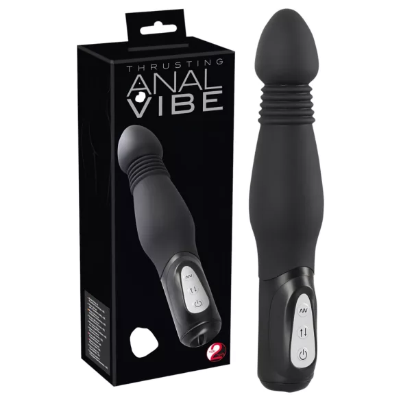You2Toys - Anale vibrator - op-en-neer beweging - zwart