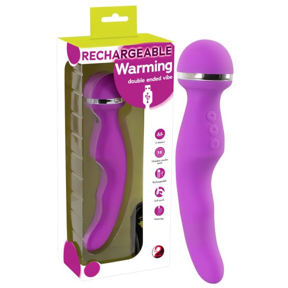 You2Toys - Verwarmende Oplaadbare Massager Vibrator (roze)