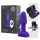 b-Vibe Rimming - roterende kralen anaal vibrator (paars)