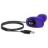b-Vibe Rimming - roterende kralen anaal vibrator (paars)