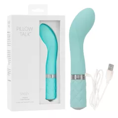 Pillow Talk Sassy - G-spot vibrator - oplaadbaar - turquoise